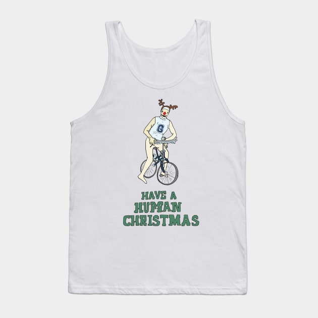 Greendale Human Being - Christmas Tank Top by JennyGreneIllustration